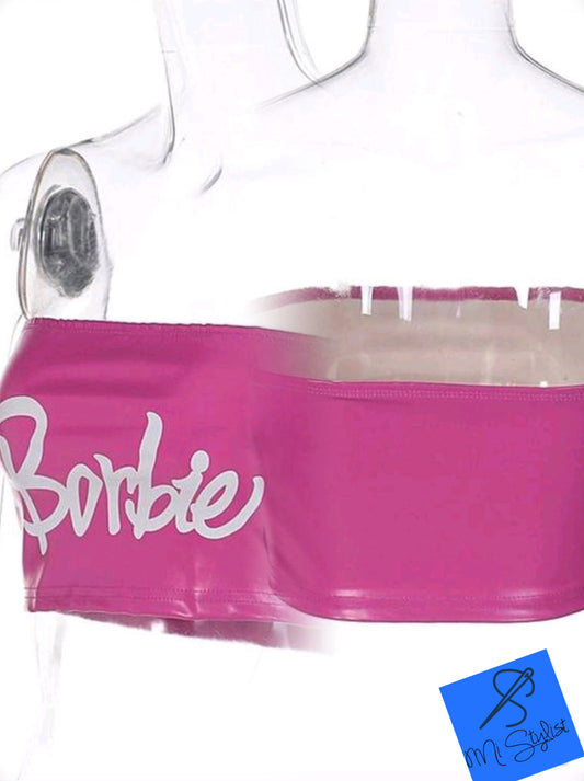 “Barbie Pink” Barbie Tube Top